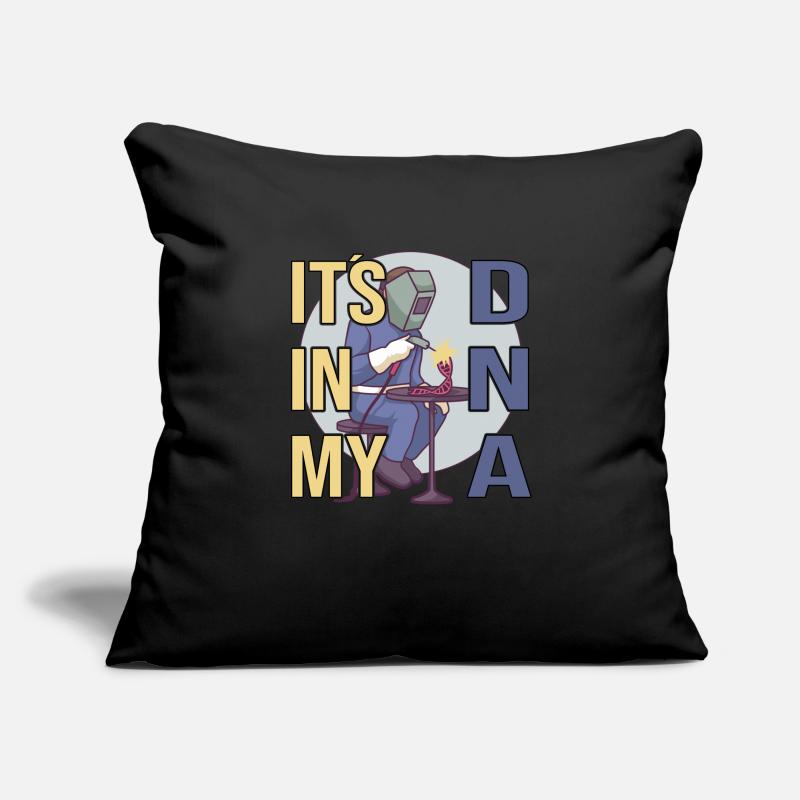 C’est dans mon ADN Soudeur à souder Housse de coussin décorative 45 x 45 cm