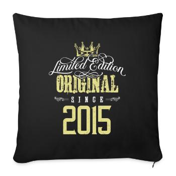 Édition limitée 2015 - Housse de coussin décorative 45 x 45 cm - noir - Devant
