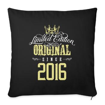 Édition limitée 2016 - Housse de coussin décorative 45 x 45 cm - noir - Devant