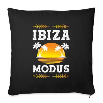 Ibiza Mode - Sofa pillowcase 17,3'' x 17,3'' (45 x 45 cm) - black - Front