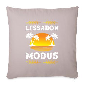 Lissabon Modus - Sofakissenbezug 45 x 45 cm - helles Taupe - Vorne