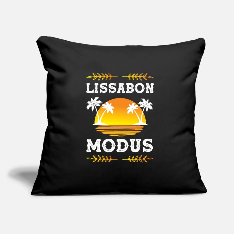 Mode Lisbonne Housse de coussin décorative 45 x 45 cm