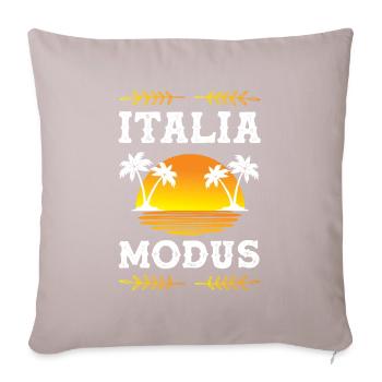 Mode Italie - Housse de coussin décorative 45 x 45 cm - taupe clair - Devant