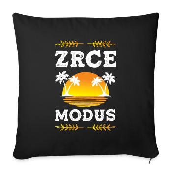 Zrce Mode - Sofa pillowcase 17,3'' x 17,3'' (45 x 45 cm) - black - Front