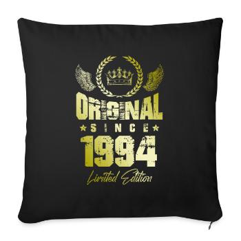 Édition limitée 1994 - Housse de coussin décorative 45 x 45 cm - noir - Devant