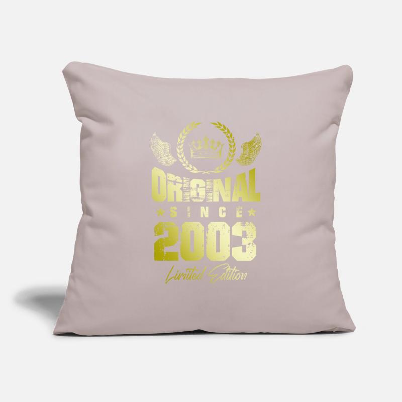 Édition limitée 2003 Housse de coussin décorative 45 x 45 cm