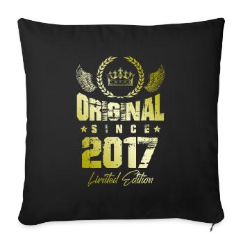 Édition limitée 2017 - Housse de coussin décorative 45 x 45 cm - noir - Devant