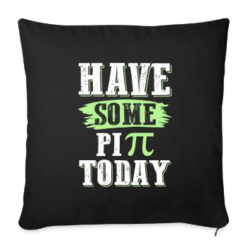 Learn mathematics - Sofa pillowcase 17,3'' x 17,3'' (45 x 45 cm) - black - Front