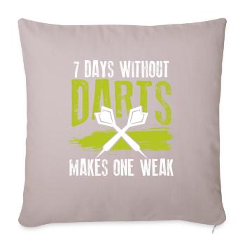 darts sport - Sofa pillowcase 17,3'' x 17,3'' (45 x 45 cm) - light taupe - Front
