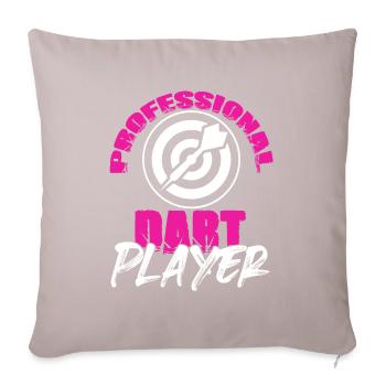 dart player professional - Sofa pillowcase 17,3'' x 17,3'' (45 x 45 cm) - light taupe - Front
