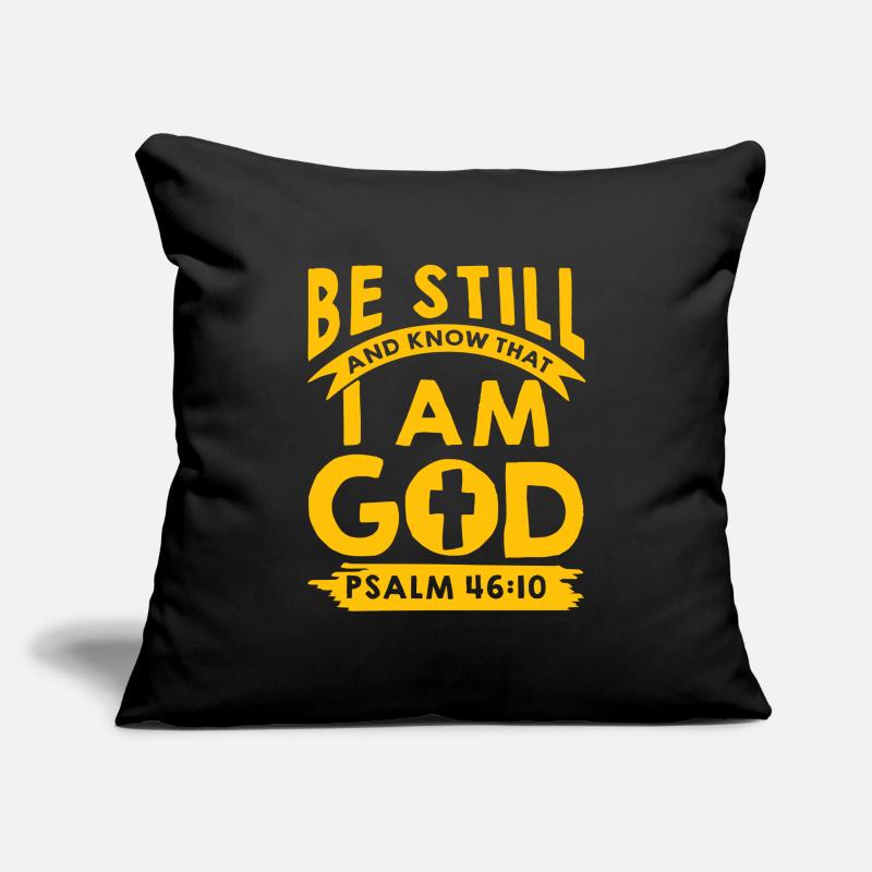 ich bin dein gott psalm Sofakissenbezug 45 x 45 cm