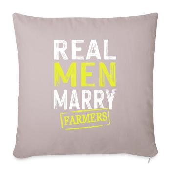 men marry peasant women - Sofa pillowcase 17,3'' x 17,3'' (45 x 45 cm) - light taupe - Front