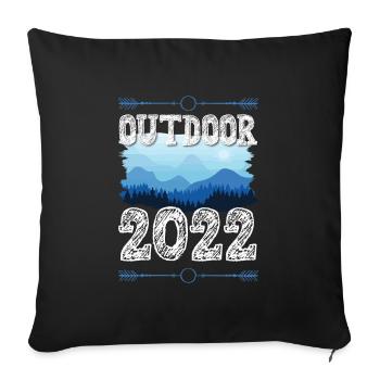 Extérieur 2022 - Housse de coussin décorative 45 x 45 cm - noir - Devant