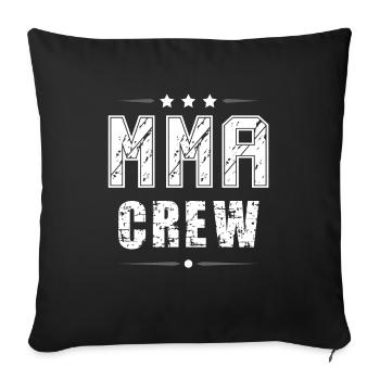 Mma Crew - Sofakissenbezug 45 x 45 cm - Schwarz - Vorne