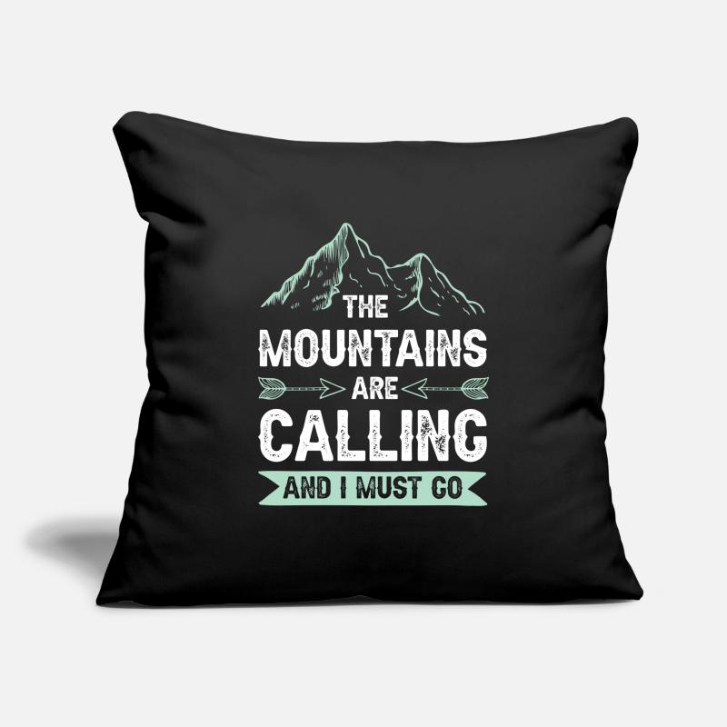 Mountains are calling Sofa pillowcase 17,3'' x 17,3'' (45 x 45 cm)