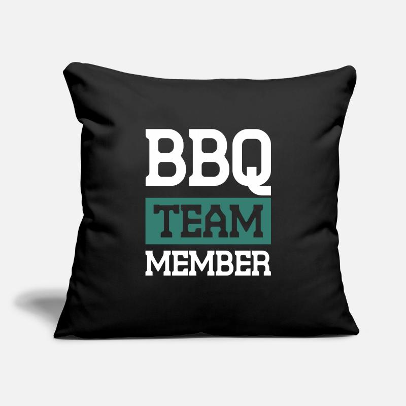 Équipe Bbq Housse de coussin décorative 45 x 45 cm