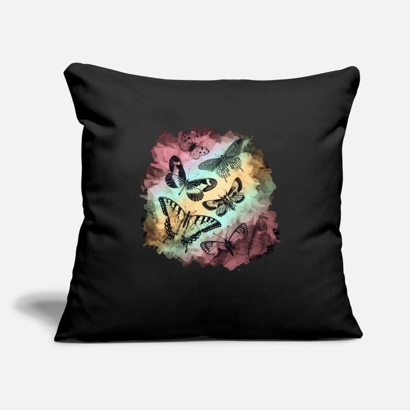 Bunte Schmetterlinge Soft Grunge Sofakissenbezug 45 x 45 cm