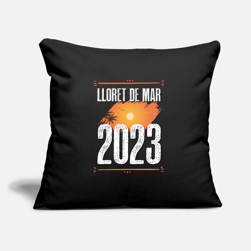 lloret de mar 2023 Sofa pillowcase 17,3'' x 17,3'' (45 x 45 cm)