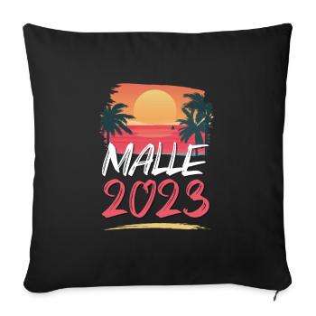 Malle 2023 - Sofakissenbezug 45 x 45 cm - Schwarz - Vorne