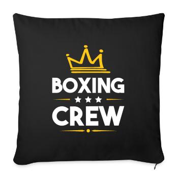 Équipe de boxe - Housse de coussin décorative 45 x 45 cm - noir - Devant