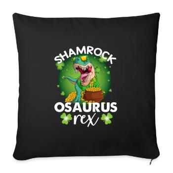 St Paddy's St Patricksday St Patrick Day - Sofa pillowcase 17,3'' x 17,3'' (45 x 45 cm) - black - Front
