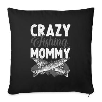 Fischer Mama - Sofa pillowcase 17,3'' x 17,3'' (45 x 45 cm) - black - Front