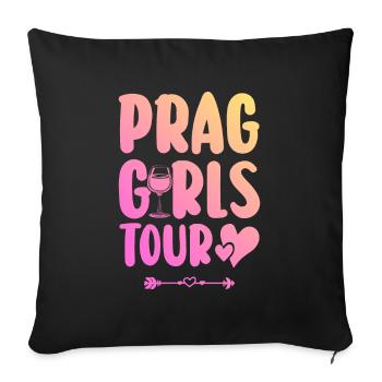 Équipe du Parti de Prague - Housse de coussin décorative 45 x 45 cm - noir - Devant