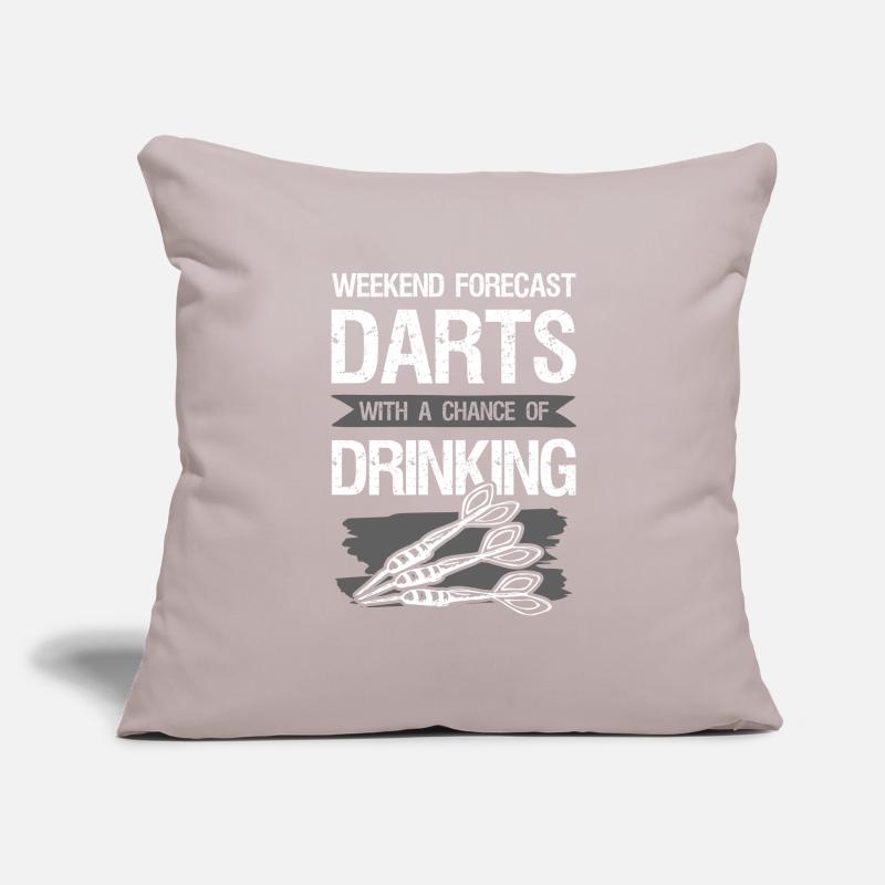 Drinking darts Sofa pillowcase 17,3'' x 17,3'' (45 x 45 cm)
