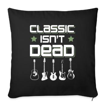 Rock Music Classic - Sofa pillowcase 17,3'' x 17,3'' (45 x 45 cm) - black - Front