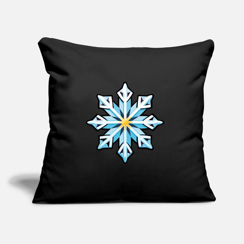 Snowflake Winter Sofa pillowcase 17,3'' x 17,3'' (45 x 45 cm)