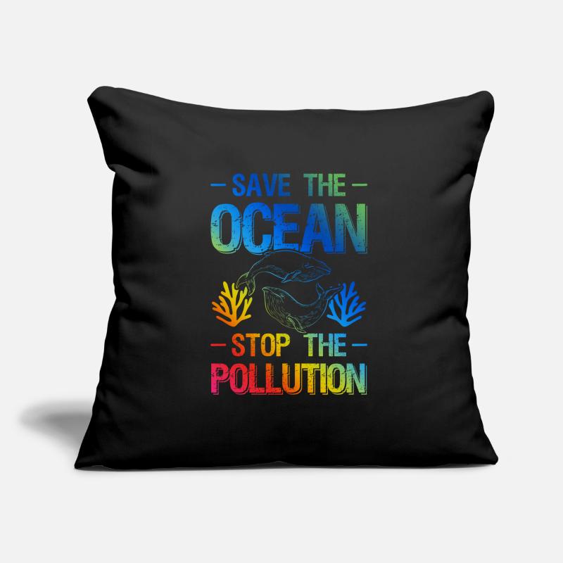 Save the Ocean Stop Protection Sofa pillowcase 17,3'' x 17,3'' (45 x 45 cm)