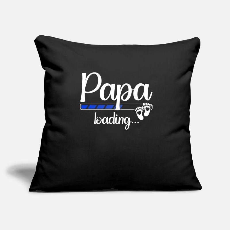 Papi Loading Schwangerschaft Bald Papa Loading Sofakissenbezug 45 x 45 cm