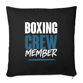 Équipe de boxe - Housse de coussin décorative 45 x 45 cm - noir - Devant