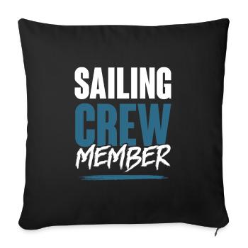 Sailing Crew - Sofakissenbezug 45 x 45 cm - Schwarz - Vorne