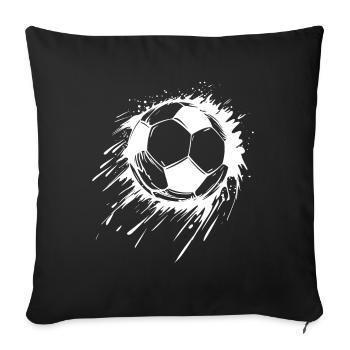 Cool Soccer Player Soccer Fan Retro Soccer - Sofa pillowcase 17,3'' x 17,3'' (45 x 45 cm) - black - Front