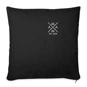 Maman 2026 Maman depuis 2026 Maman est 2026 - Housse de coussin décorative 45 x 45 cm - noir - Devant