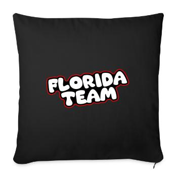 Équipe de Floride - Housse de coussin décorative 45 x 45 cm - noir - Devant