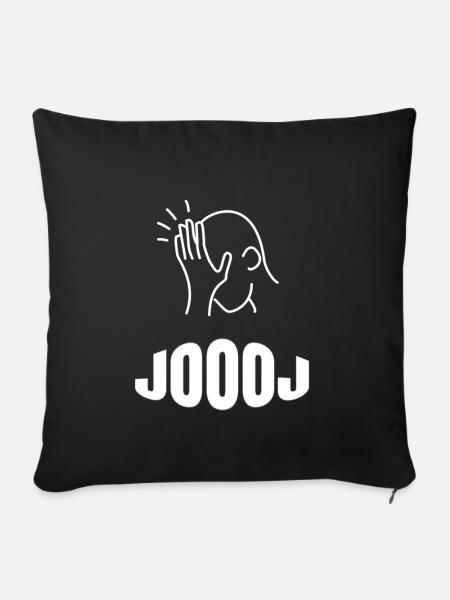 Balkan Joj - Sofakissenbezug 45 x 45 cm - Schwarz