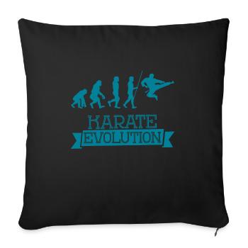 Karate Evolution - Sofakissenbezug 45 x 45 cm - Schwarz - Vorne