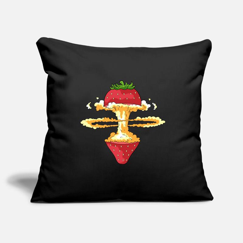 Exploding strawberry Sofa pillowcase 17,3'' x 17,3'' (45 x 45 cm)