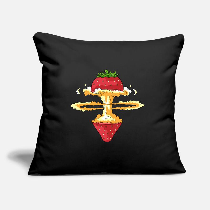 Exploding strawberry Sofa pillowcase 17,3'' x 17,3'' (45 x 45 cm)