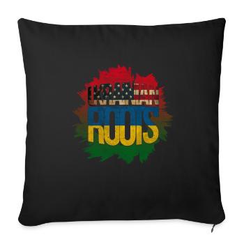 Ukraine Kiev flag coat of arms home east gift - Sofa pillowcase 17,3'' x 17,3'' (45 x 45 cm) - black - Front