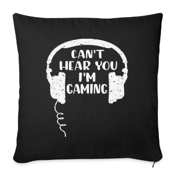 Gamer Gamer Funny DNA - Housse de coussin décorative 45 x 45 cm - noir - Devant