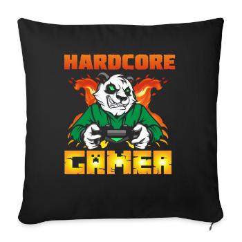 Gamer Gamer Funny DNA - Housse de coussin décorative 45 x 45 cm - noir - Devant