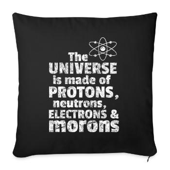 Funny Chemistry Pun Science Teacher Apparel - Sofa pillowcase 17,3'' x 17,3'' (45 x 45 cm) - black - Front