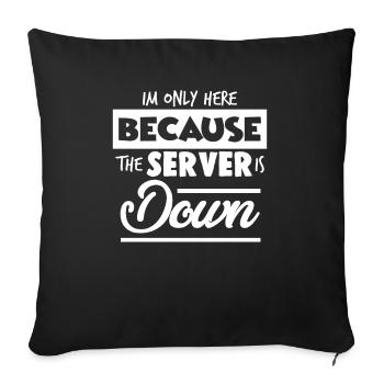 Computer Whisperer Geek Pun Bekleidung - Sofakissenbezug 45 x 45 cm - Schwarz - Vorne