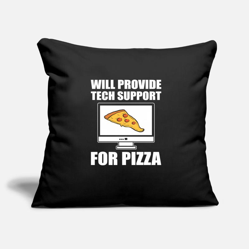 Will Provide Tech Support For Pizza Tech Support Sofa pillowcase 17,3'' x 17,3'' (45 x 45 cm)