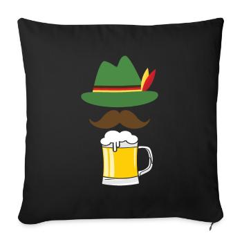 Germany Flag Apparel - Sofa pillowcase 17,3'' x 17,3'' (45 x 45 cm) - black - Front