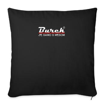 Burek Spécialités des Balkans - Housse de coussin décorative 45 x 45 cm - noir - Devant