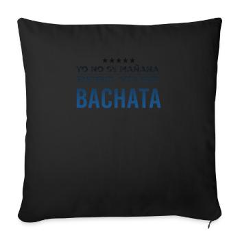 Yo se Bachata Bachata Dance - Sofa pillowcase 17,3'' x 17,3'' (45 x 45 cm) - black - Front